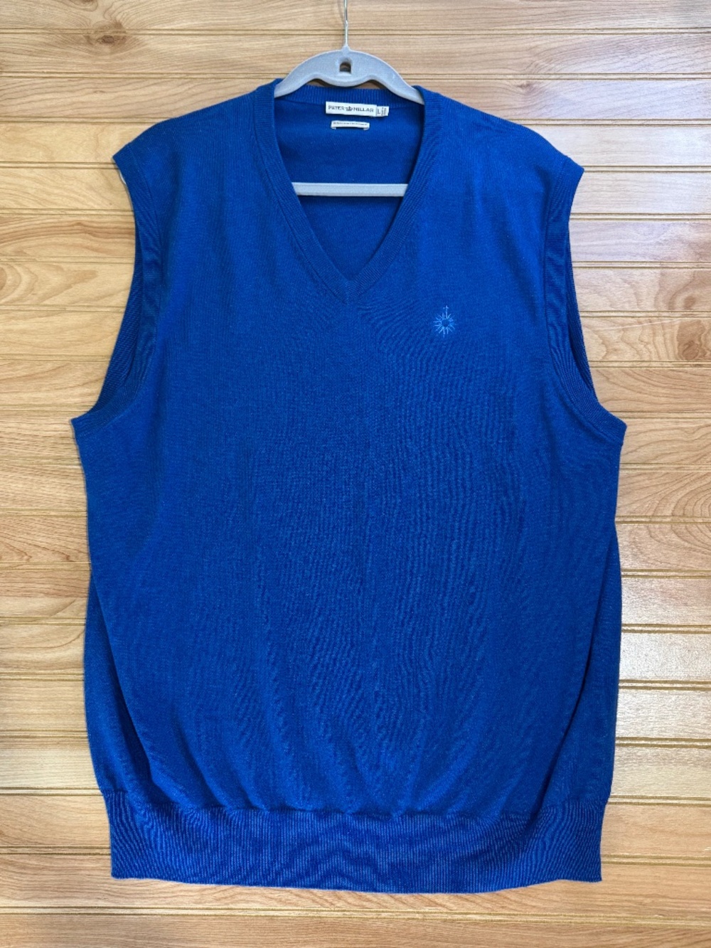 Peter Millar Royal Blue Sweater Vest - Large